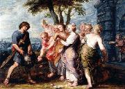 Jan Van Den Hoecke The Triumph of David oil painting artist